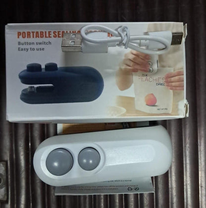 Portable Mini Sealing Machine 2-in-1 (USB Rechargeable)