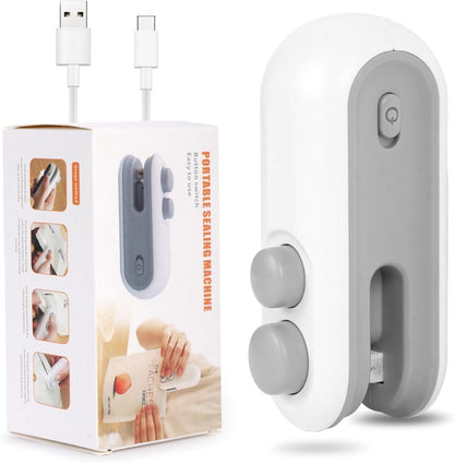 Portable Mini Sealing Machine 2-in-1 (USB Rechargeable)
