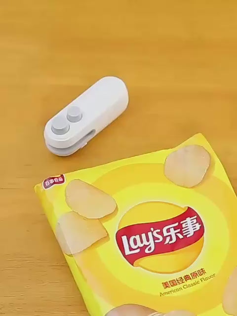 Portable Mini Sealing Machine 2-in-1 (USB Rechargeable)